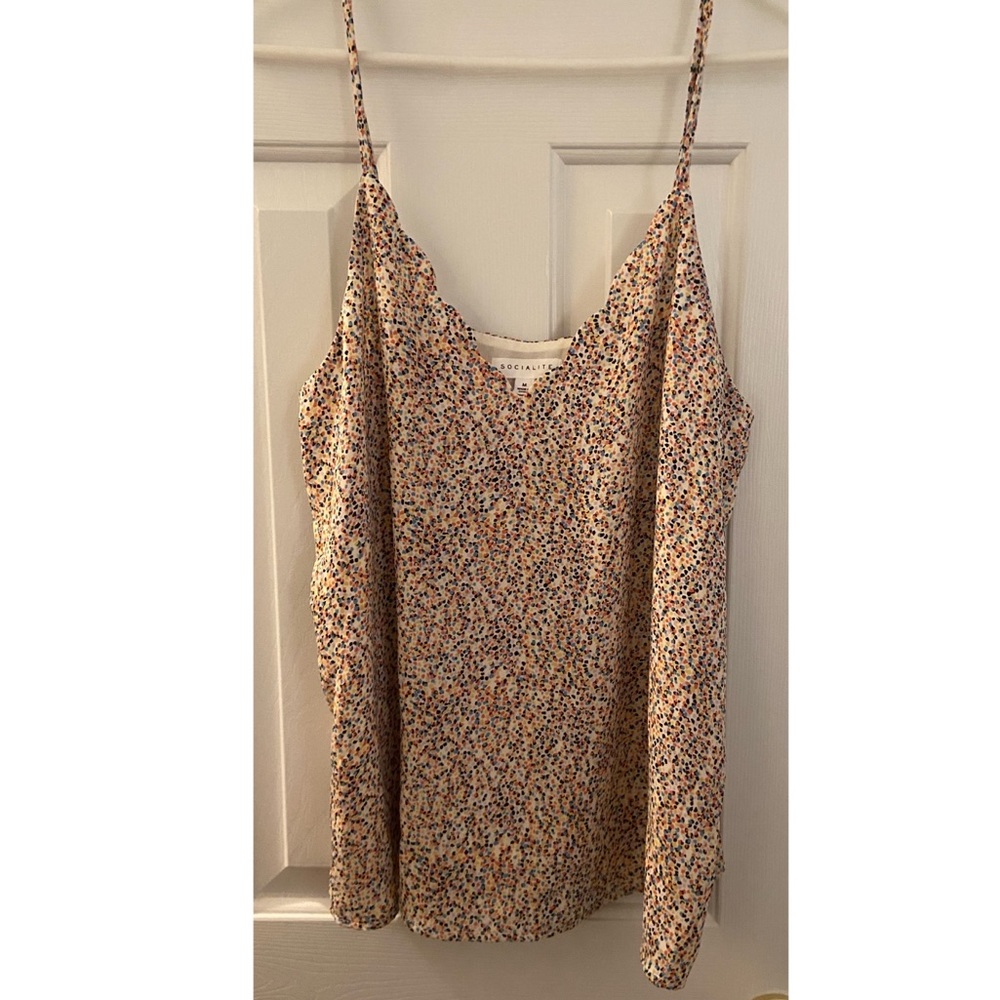 Socialite spaghetti strap cami size M